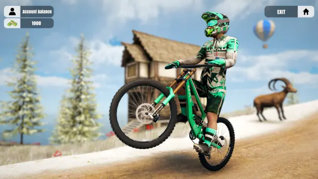 Mountain Bicycle Rider Simulator Highly Compressed